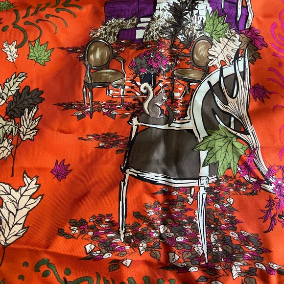 Dior 100% silk scarf, 26”, NWOT - Picture 5 of 8